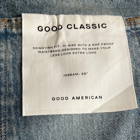 Good American Blue Distressed Jeans - Picture 6 of 12